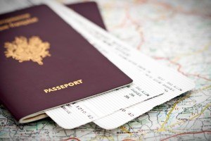 Passeports et billets d'avion