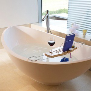 baignoire et plateau pour salle de bain BamBridge